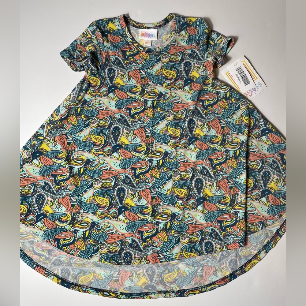 Colorful Paisley Print Scarlett Dress